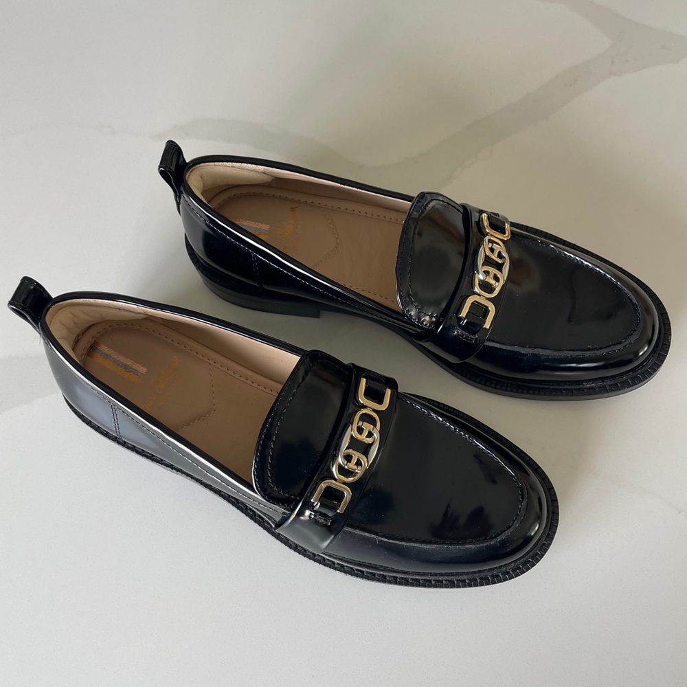 SAM EDELMAN Christy Black Loafers Size 7